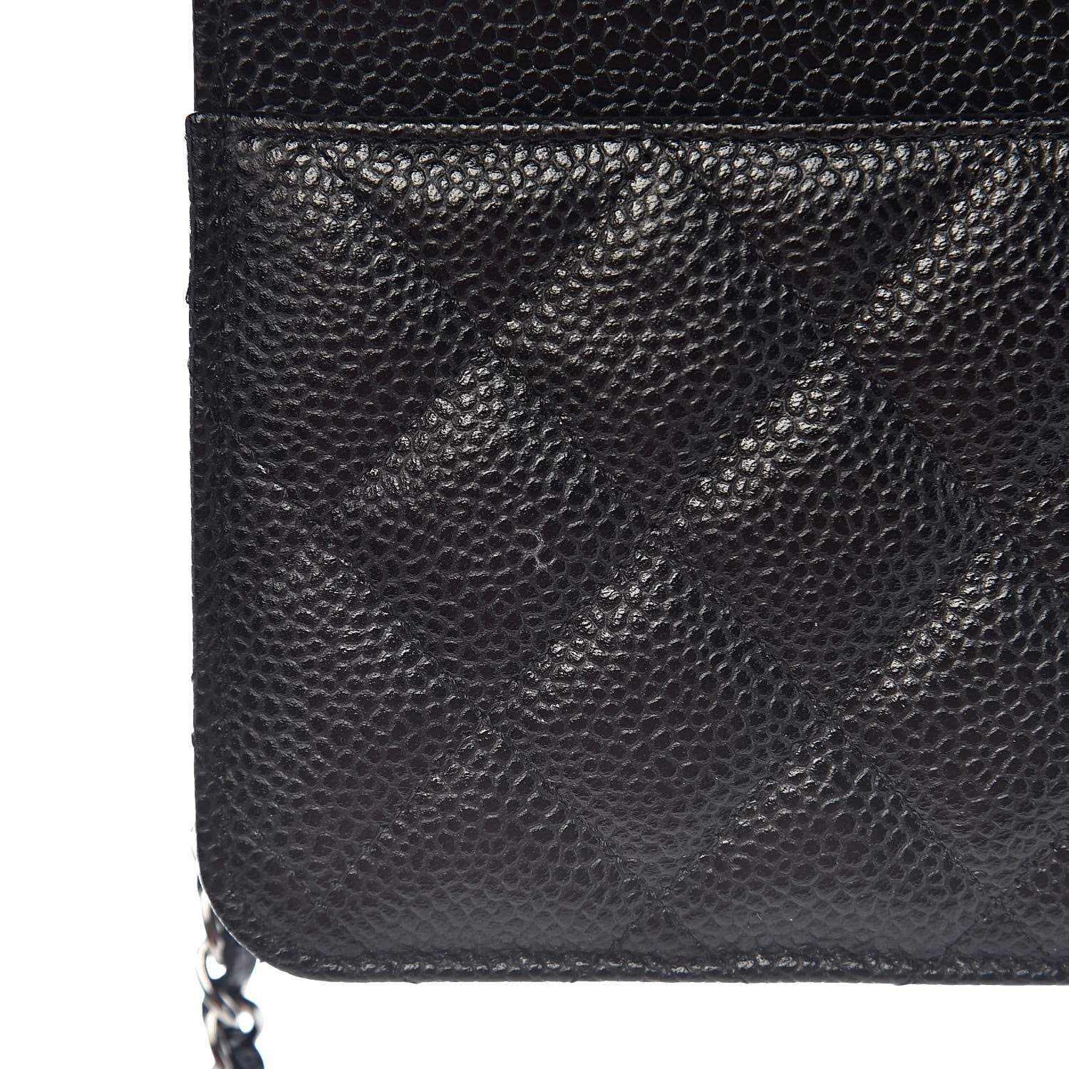 Chanel Caviar Quilted Wallet On Chain WOC Black 9 of 13