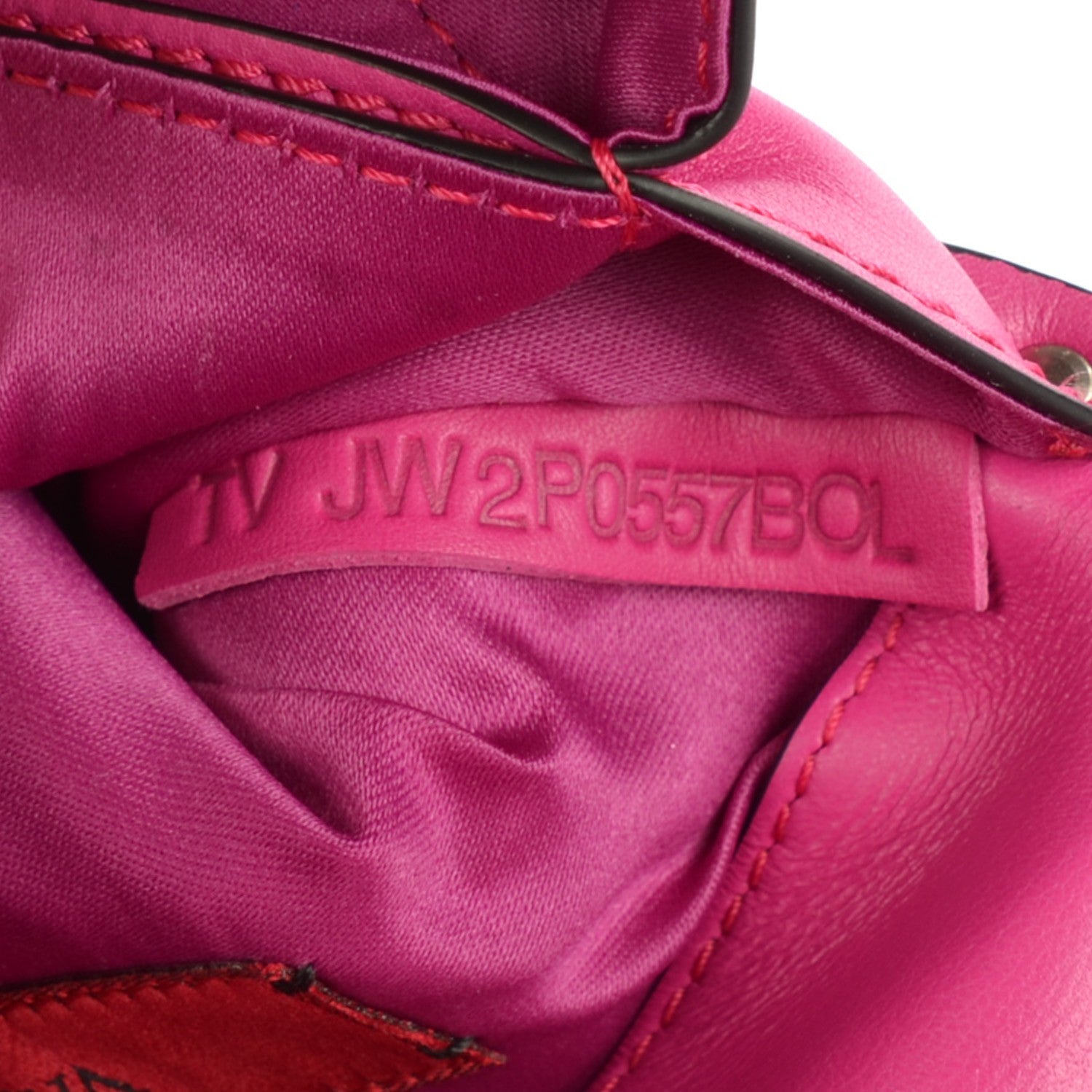 Valentino Garavani Vitello Rockstud Chain Flap Crossbody Bag Fuxia 8 of 8