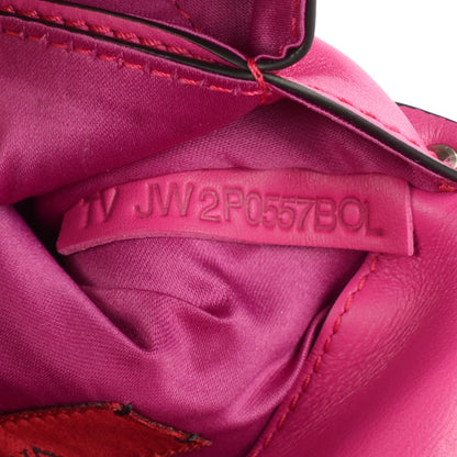 Valentino Garavani Vitello Rockstud Chain Flap Crossbody Bag Fuxia 8 of 8