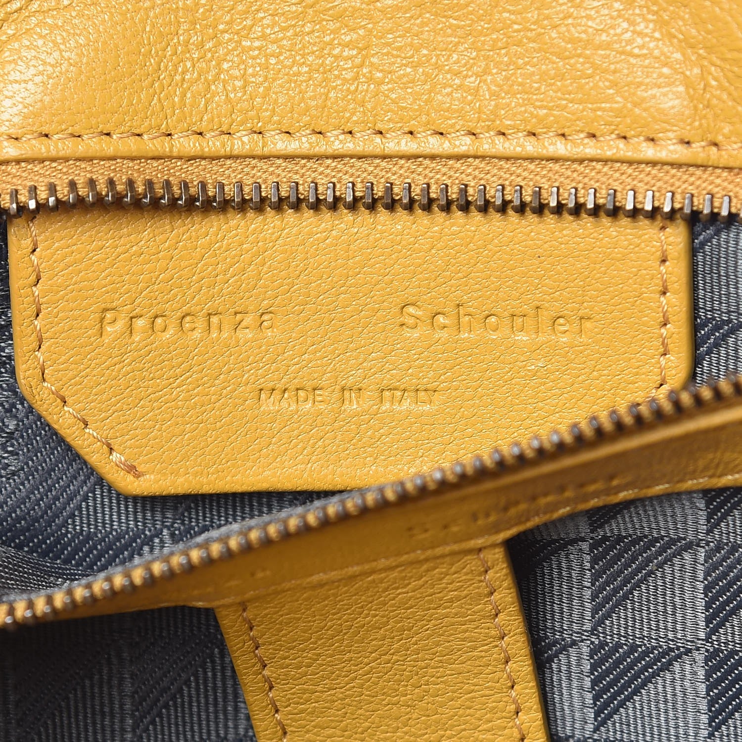 Proenza Schouler Lambskin Medium PS1 Satchel Mustard 7 of 13