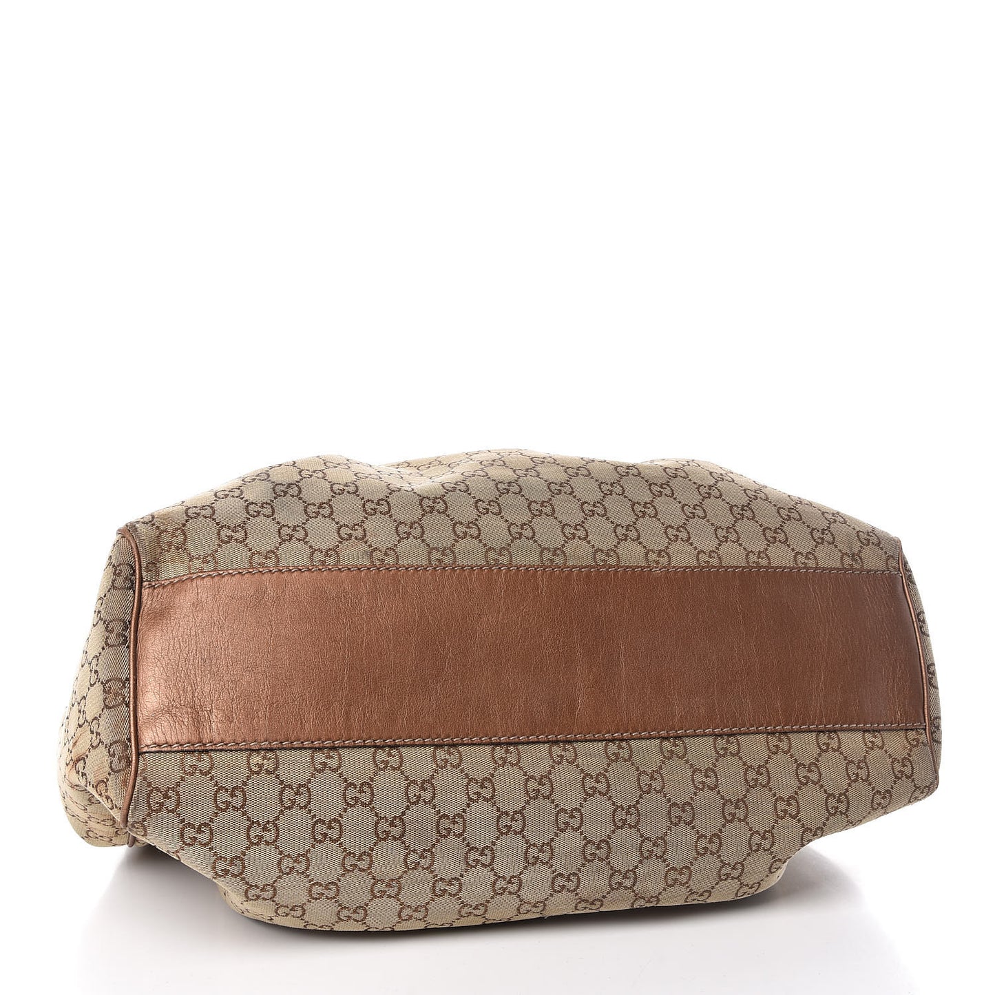 Metallic Monogram Large Sukey Tote Bronze