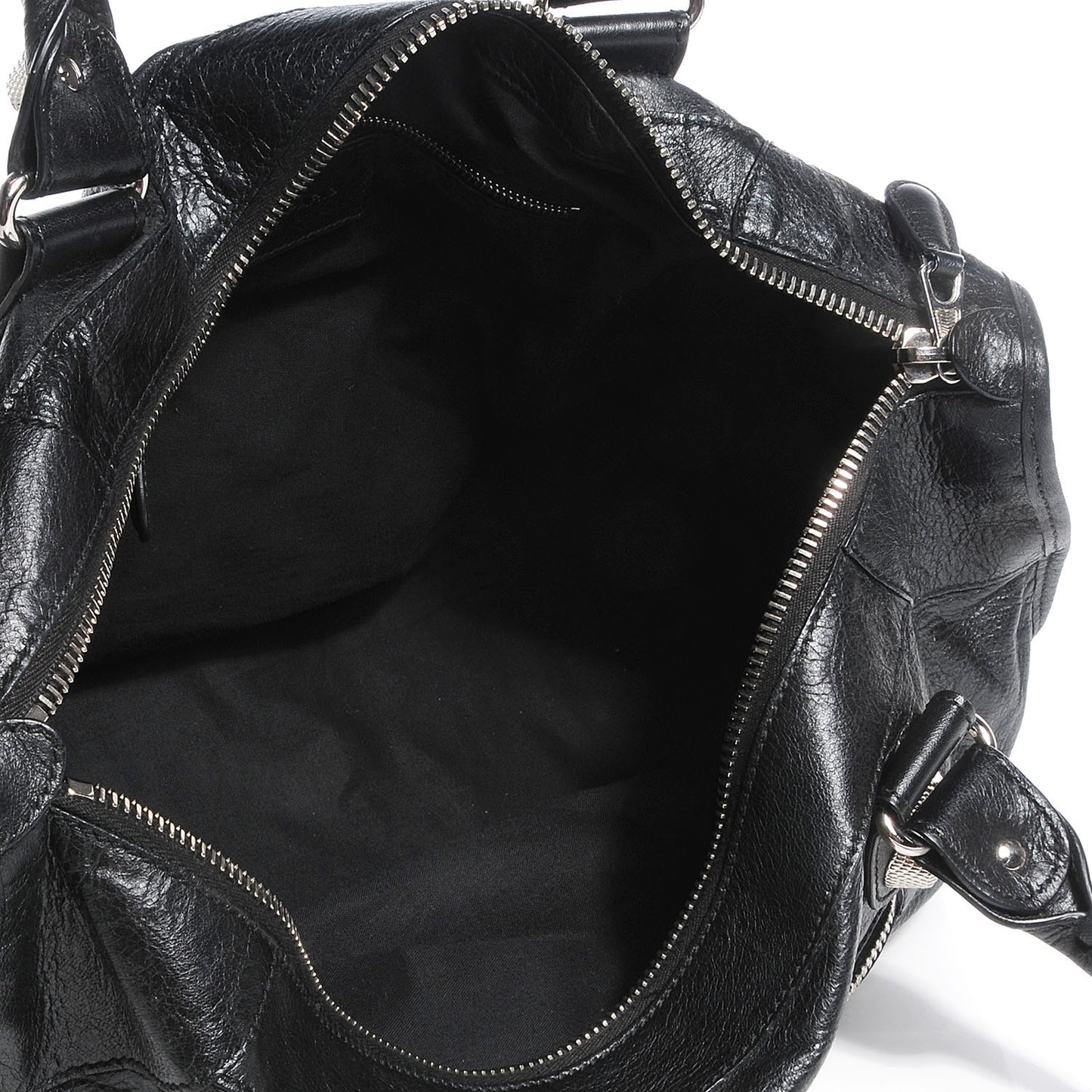 Agneau Giant 21 Silver Hardware Work Black