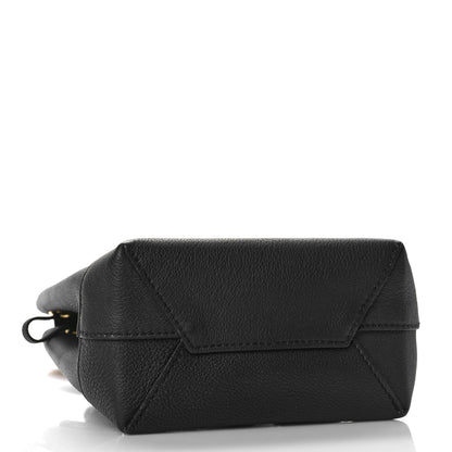 Louis Vuitton Calfskin Lockme Mini Backpack Black 3 of 7