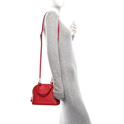 Louis Vuitton Epi Alma BB Castillan Red 2 of 13
