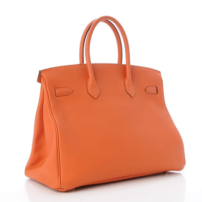 Hermes Togo Birkin 35 Orange 3 of 53