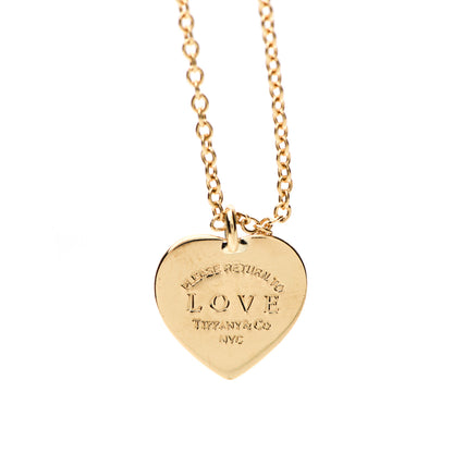 Tiffany 18K Yellow Gold Return To Tiffany Love Heart Tag Key Bracelet 3 of 5