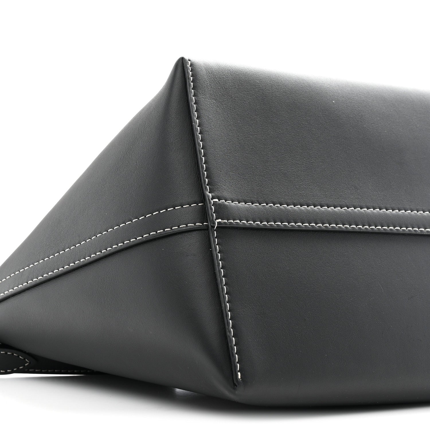 Burberry Soft Calfskin Small Pocket Tote Bag Black 8 of 9