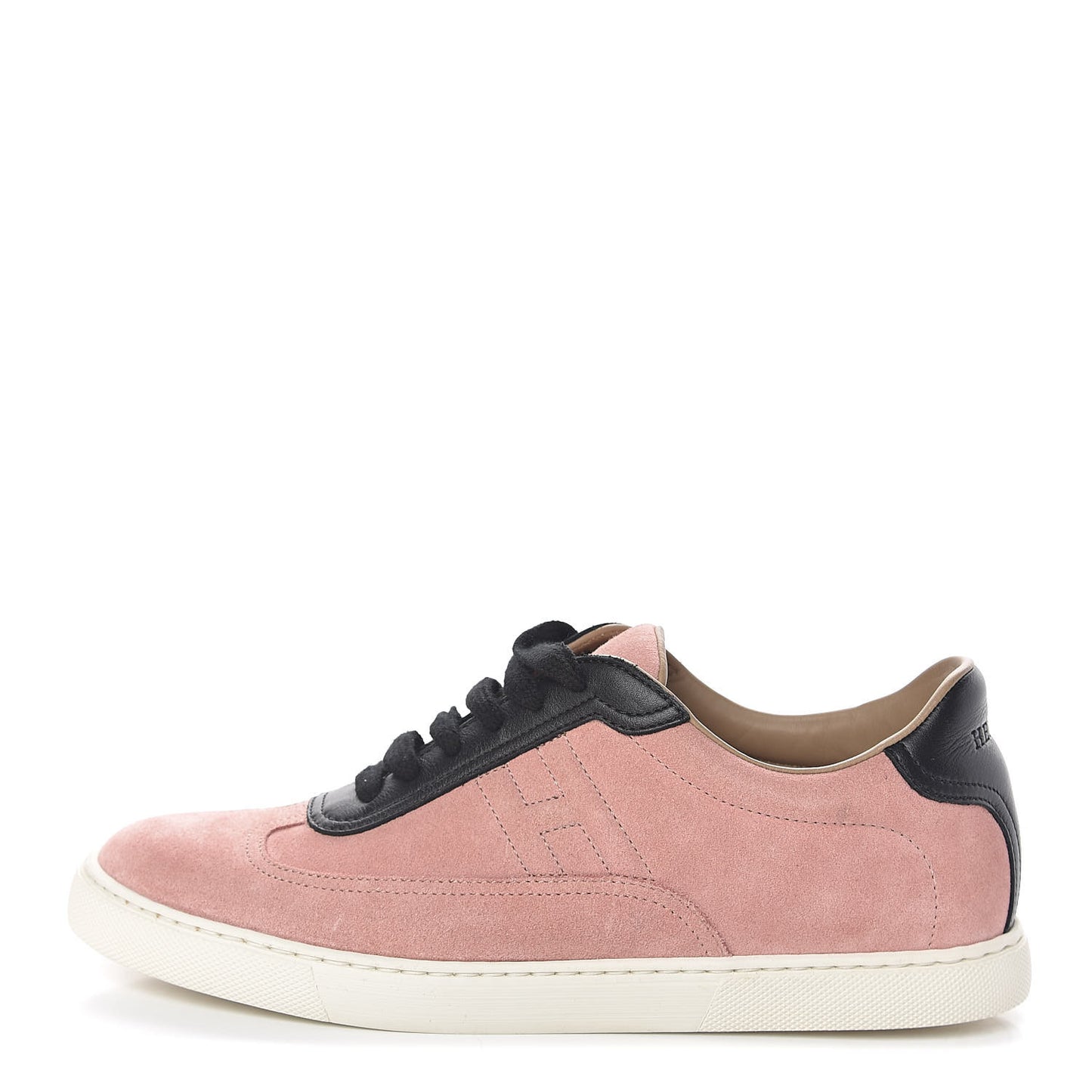 Swift Calfskin Velours Womens Quicker Sneakers 37.5 Grenat Black