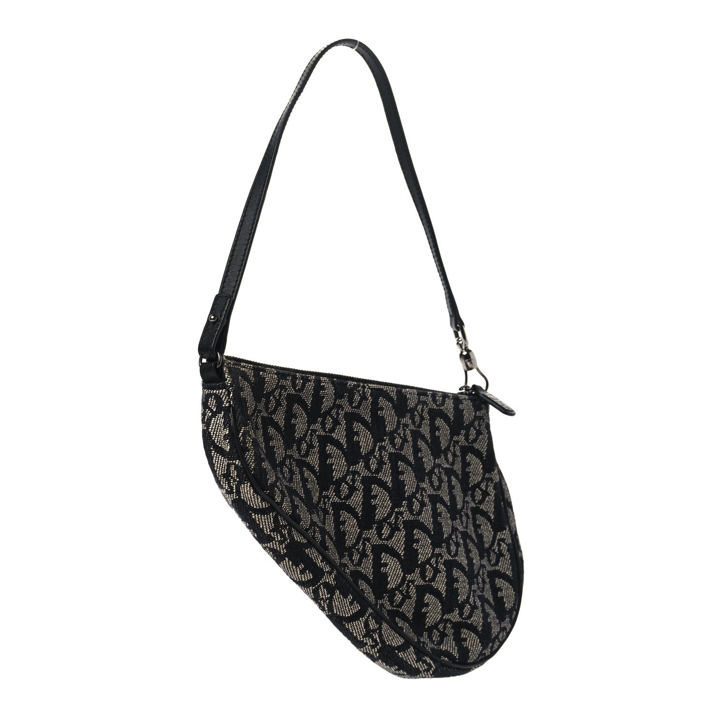 Monogram Mini Saddle Pochette Black