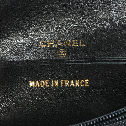 Chanel Lambskin Diamond Stitch Wallet Black 7 of 10