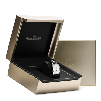 Jaeger-LeCoultre Stainless Steel Alligator 39mm Master Ultra Thin Moon Automatic Watch Q1368430 5 of 5