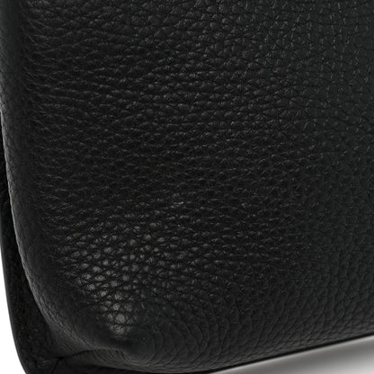 Gucci Pebbled Calfskin Soho Flap Belt Bag Black 11 of 12