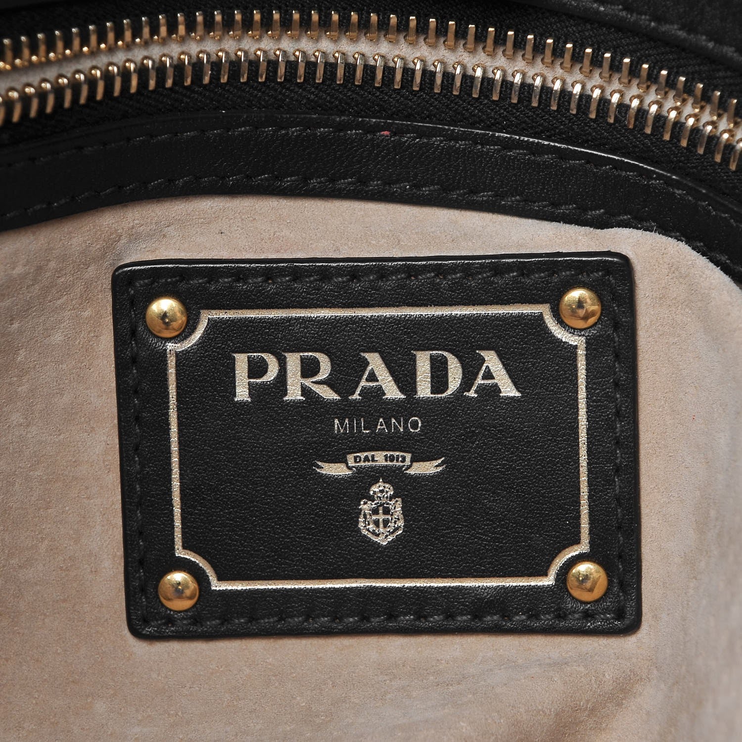 Prada Soft Calf Shopping Tote Black 6 of 15