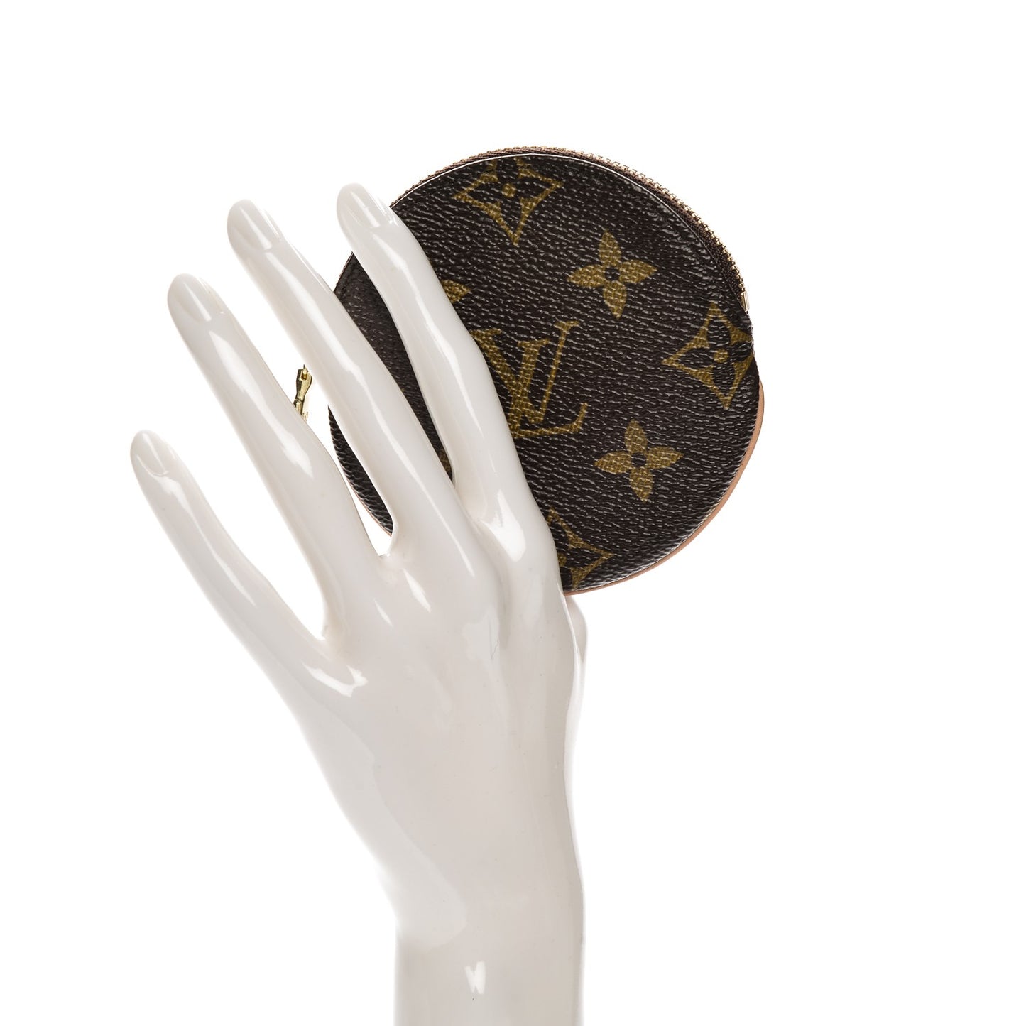 Monogram Round Coin Purse
