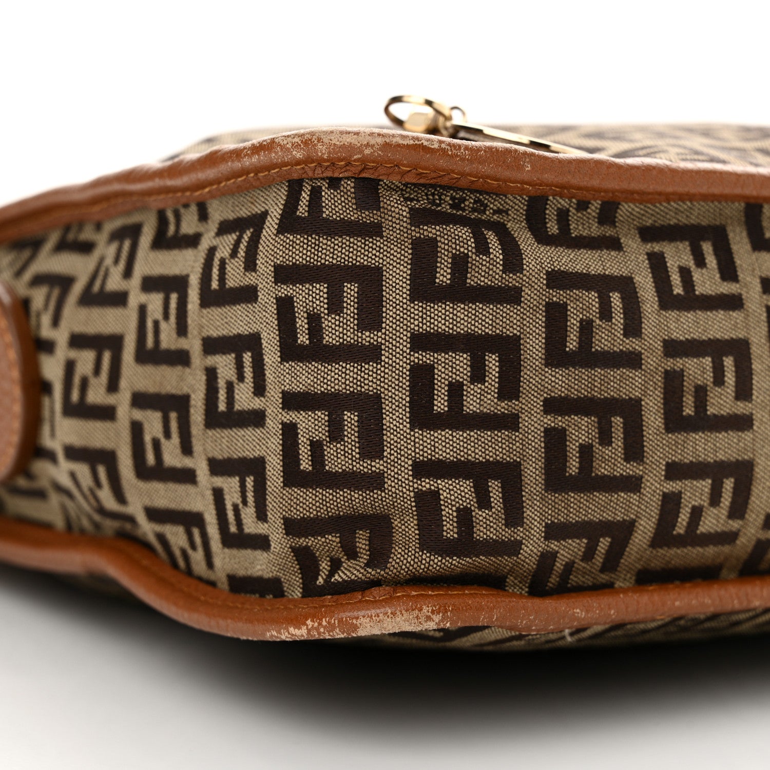 Fendi Zucchino Crossbody Messenger Panna Cuoio 8 of 16