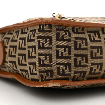 Fendi Zucchino Crossbody Messenger Panna Cuoio 8 of 16