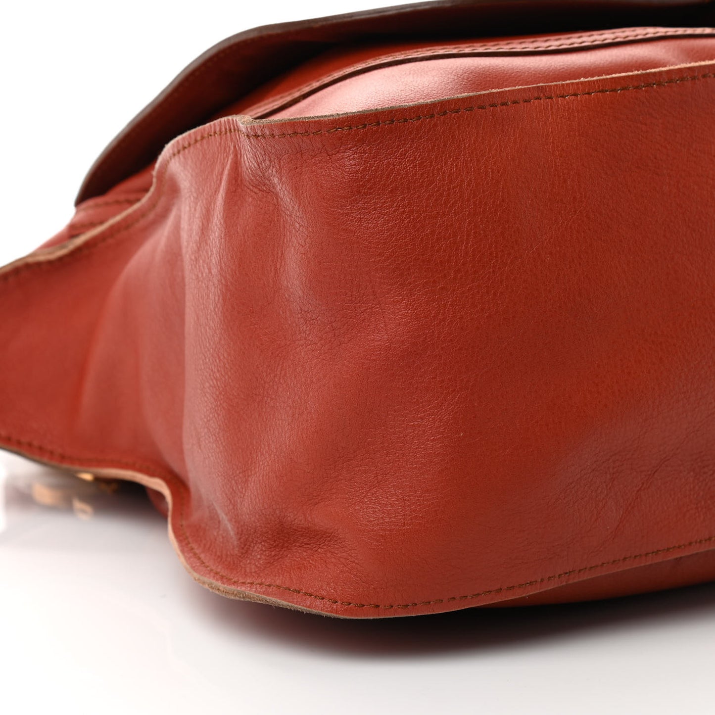 Calfskin Large Marcie Satchel Maple Leaf