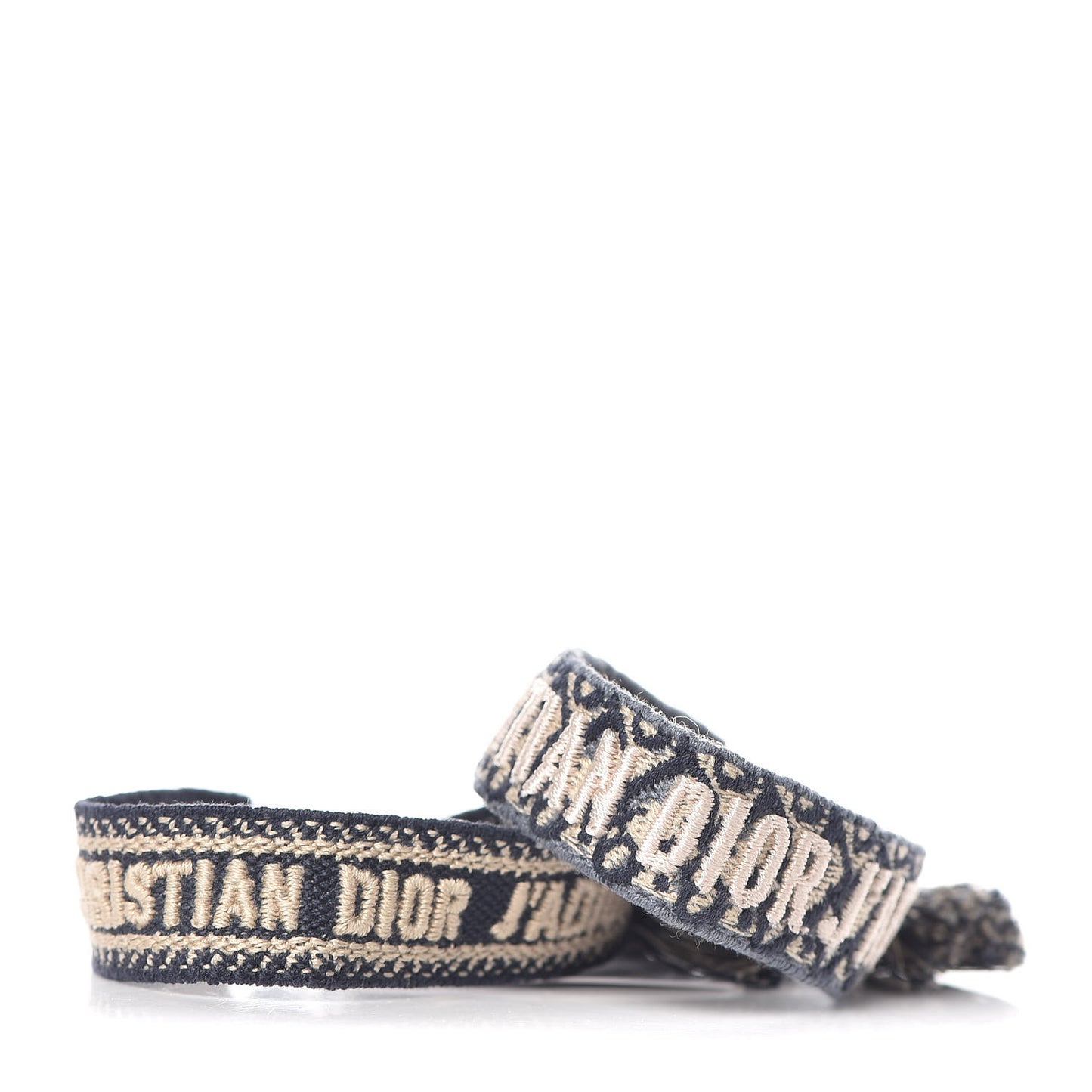 Woven Cotton J'Adior Friendship Bracelet Set Navy