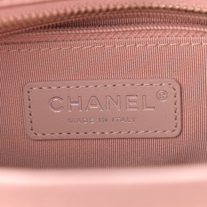 Chanel Aged Calfskin Quilted Small Gabrielle Hobo Pink 6 of 9
