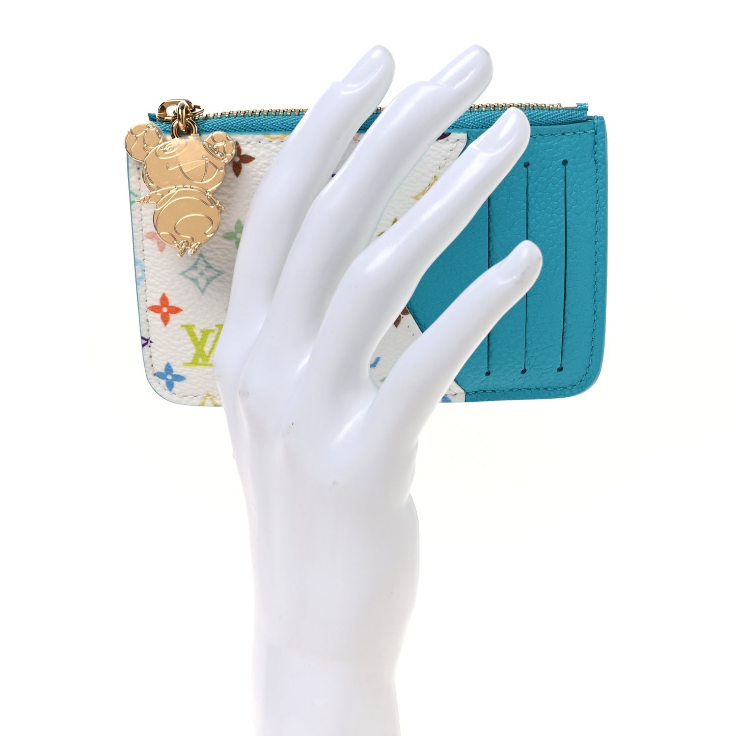 LV X TM Monogram Romy Card Holder Kabira Blue
