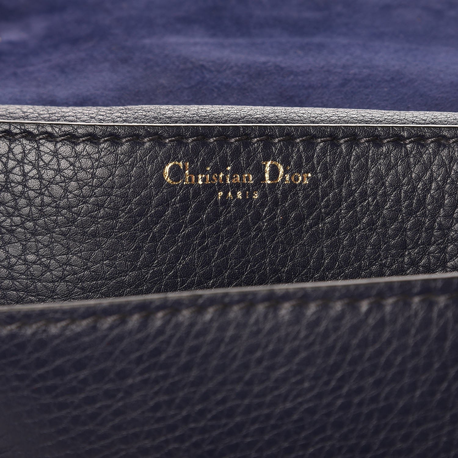 Christian Dior Grained Calfskin J'Adior Chain Flap Bag Blue 6 of 7