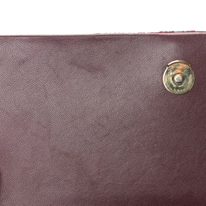Saint Laurent Velvet Small Classic Monogram Kate Tassel Satchel Burgundy 11 of 15