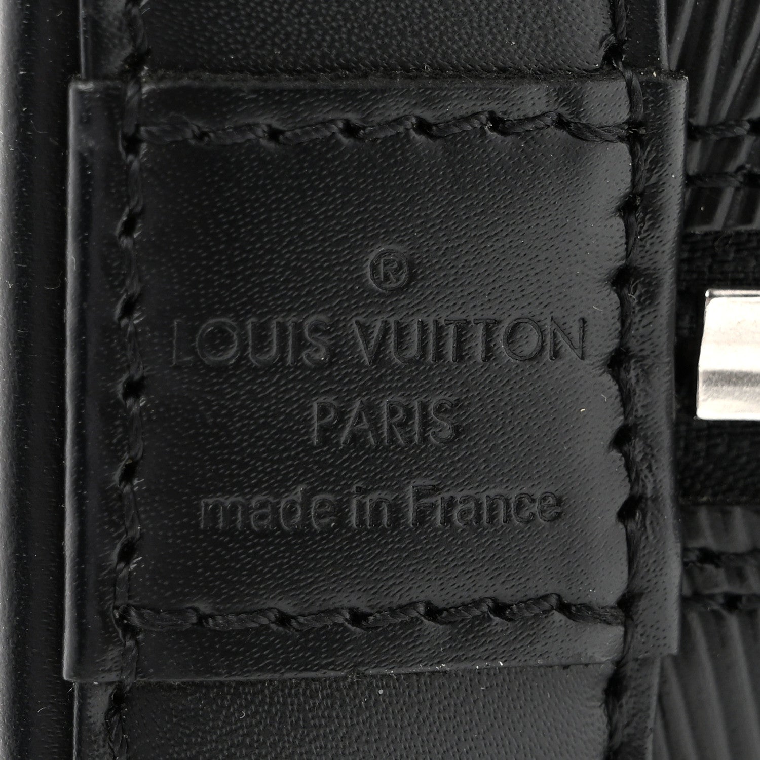 Louis Vuitton Metallic Epi Alma PM Black Silver 6 of 12