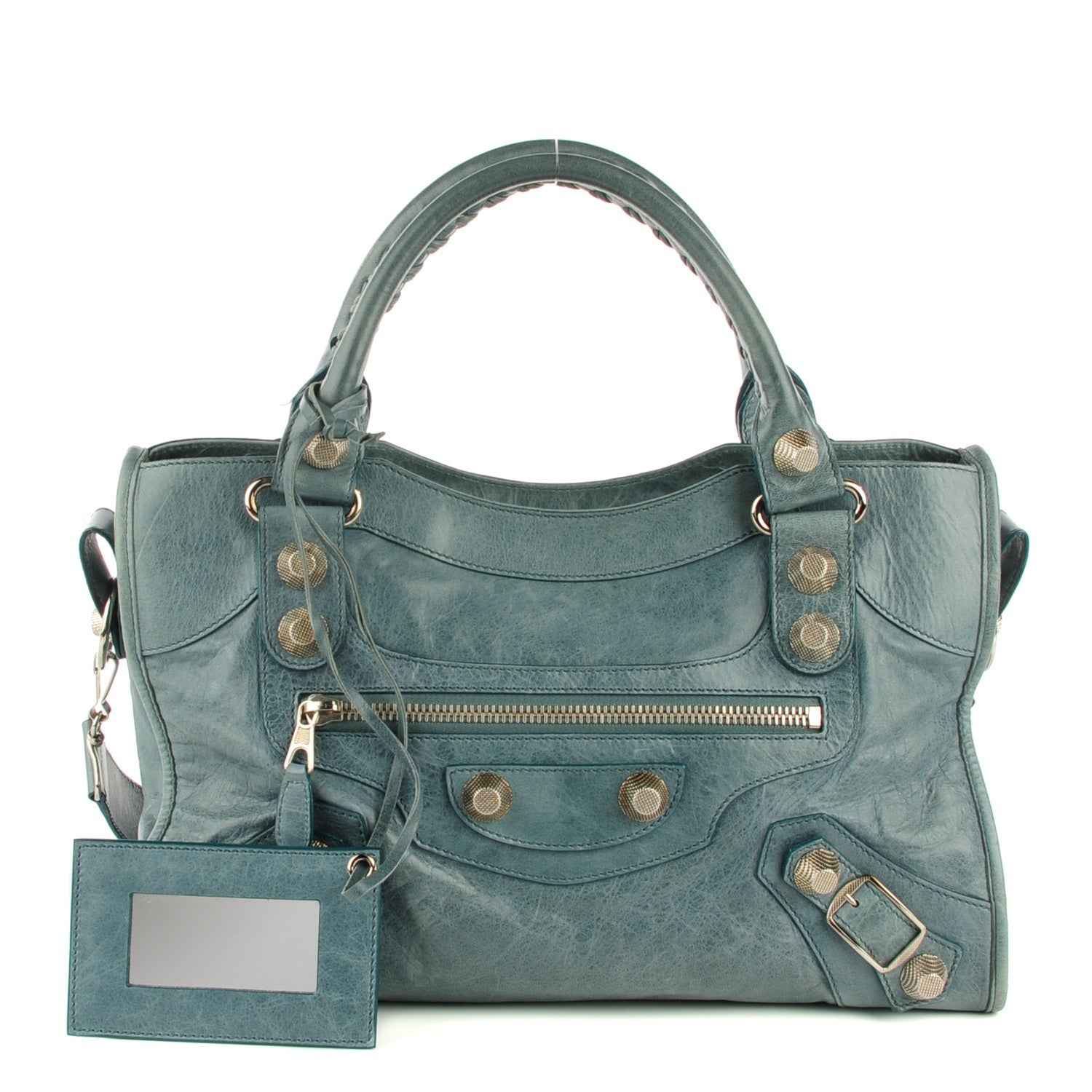 Balenciaga Agneau Giant 21 Silver Hardware City Tempete 1 of 8