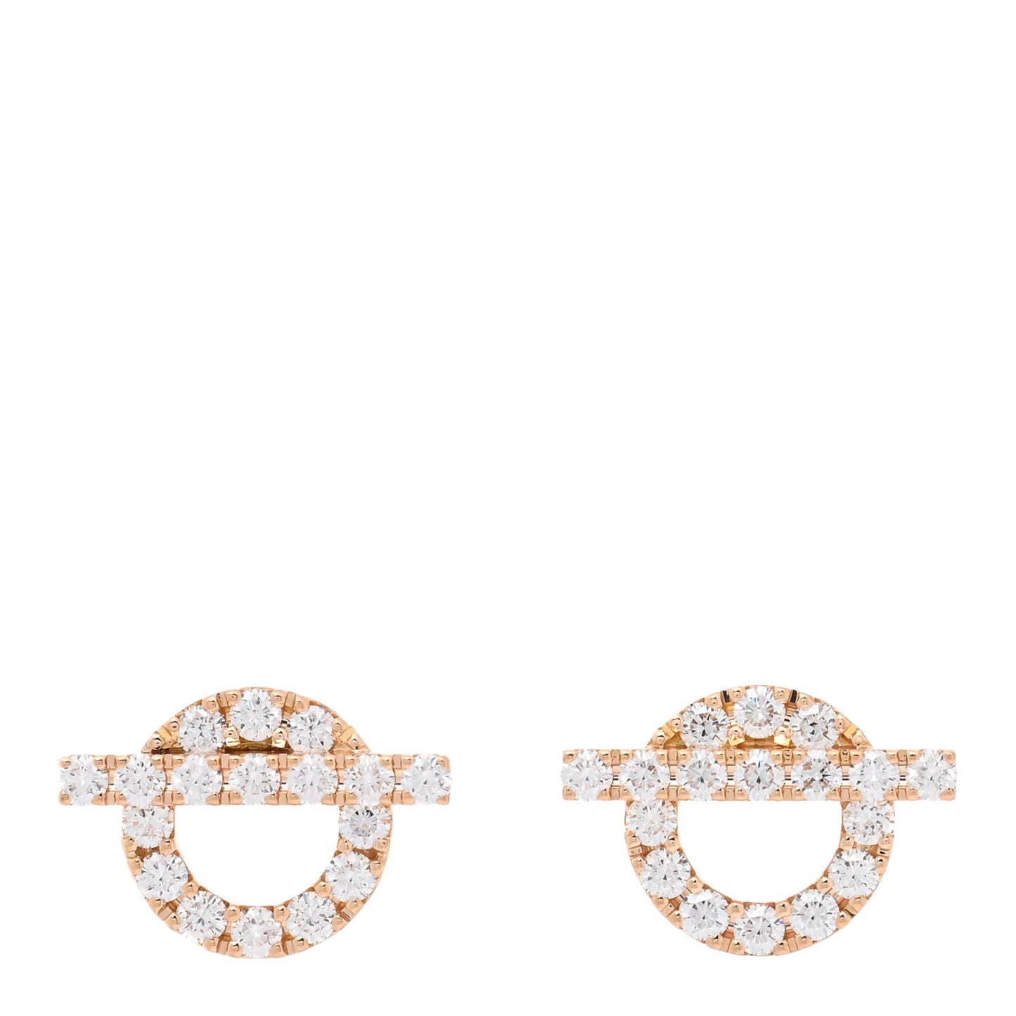 18K Rose Gold Diamond Finesse Earrings