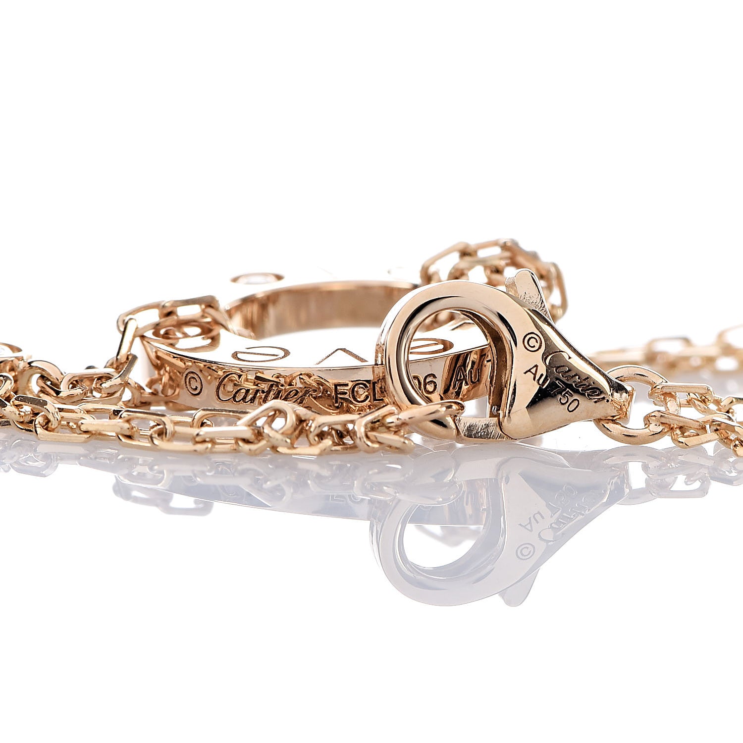 Cartier 18K Yellow Gold Diamond LOVE Bracelet 4 of 5
