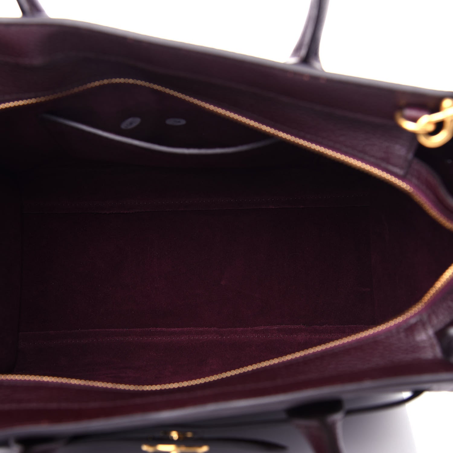 Mulberry Grain Vegetable Tanned Calfskin Small Zipped Bayswater Oxblood 5 of 11