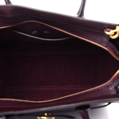 Mulberry Grain Vegetable Tanned Calfskin Small Zipped Bayswater Oxblood 5 of 11