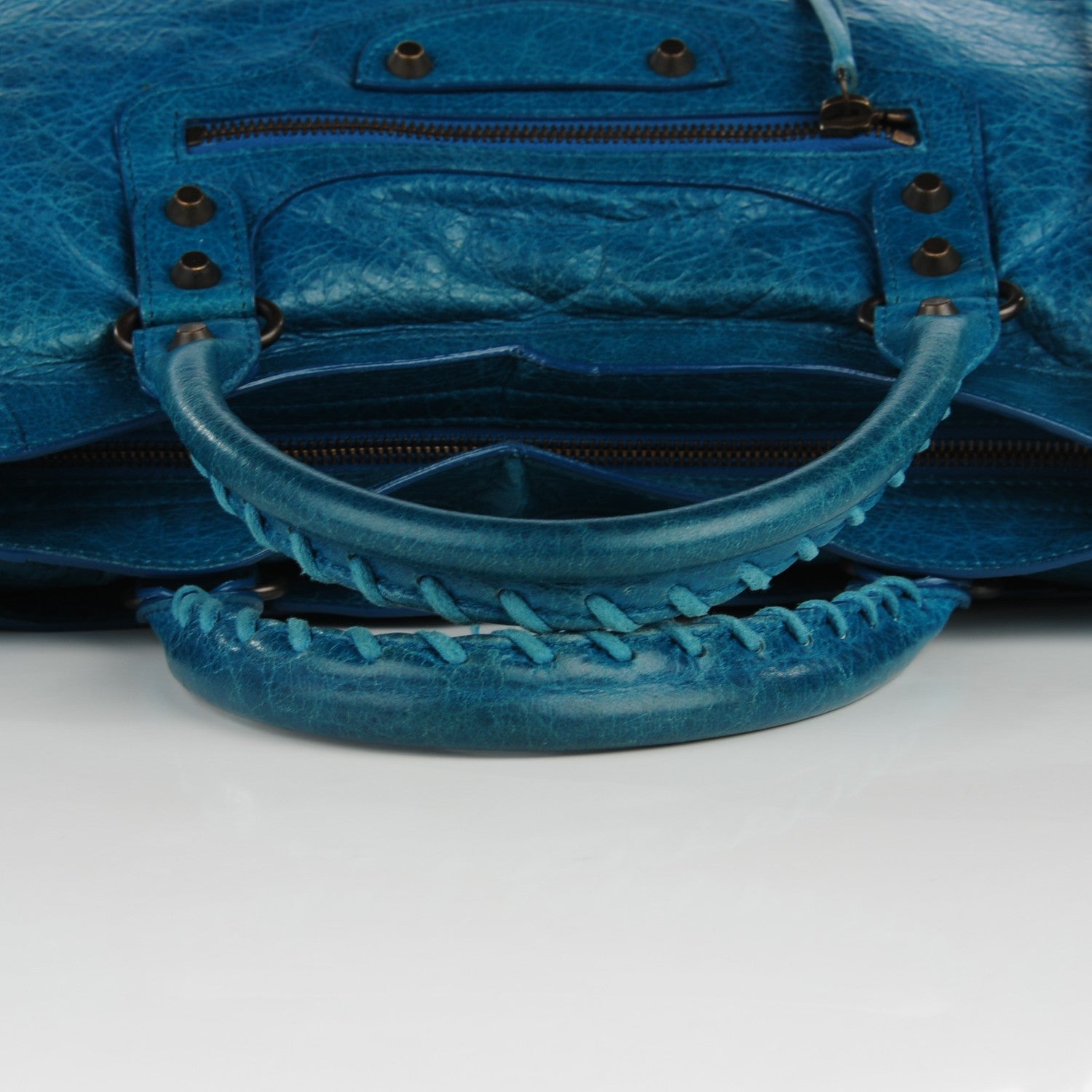 Balenciaga Agneau Classic Hardware City Lagon 8 of 10