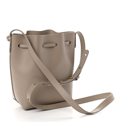 Mansur Gavriel Saffiano Mini Bucket Bag Elefante 3 of 9