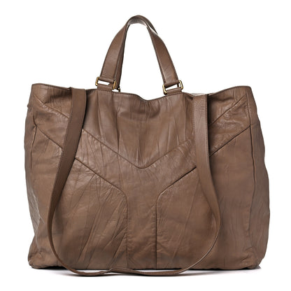 Saint Laurent Calfskin Y Tote Beige 1 of 23