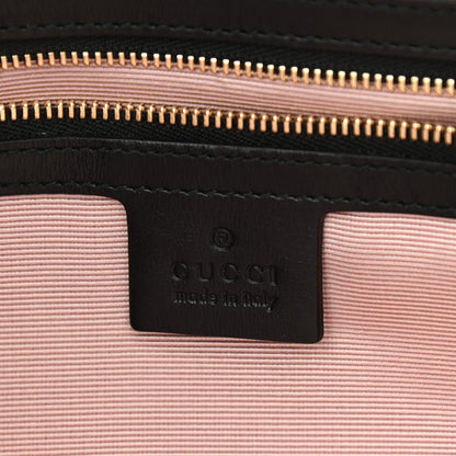 Gucci Vitello Palmellato Lux Large Arli Top Handle Bag Black 6 of 10
