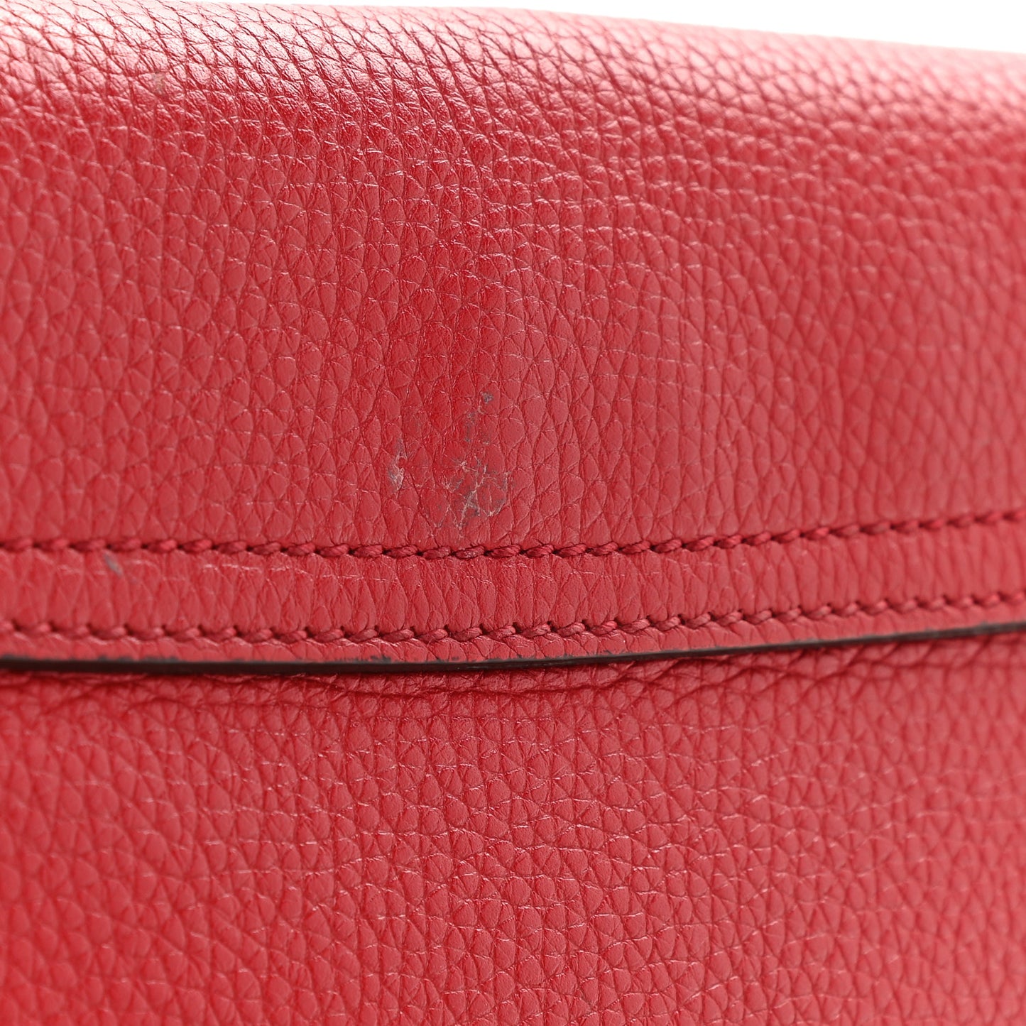 Pebbled Calfskin Medium Soho Flap Crossbody Tabasco Red