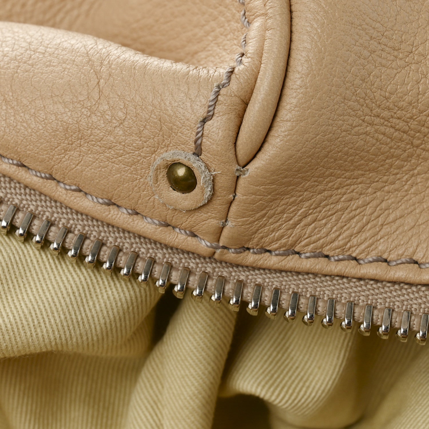 Chloe Calfskin Paddington Front Pocket Tote Creme 10 of 10