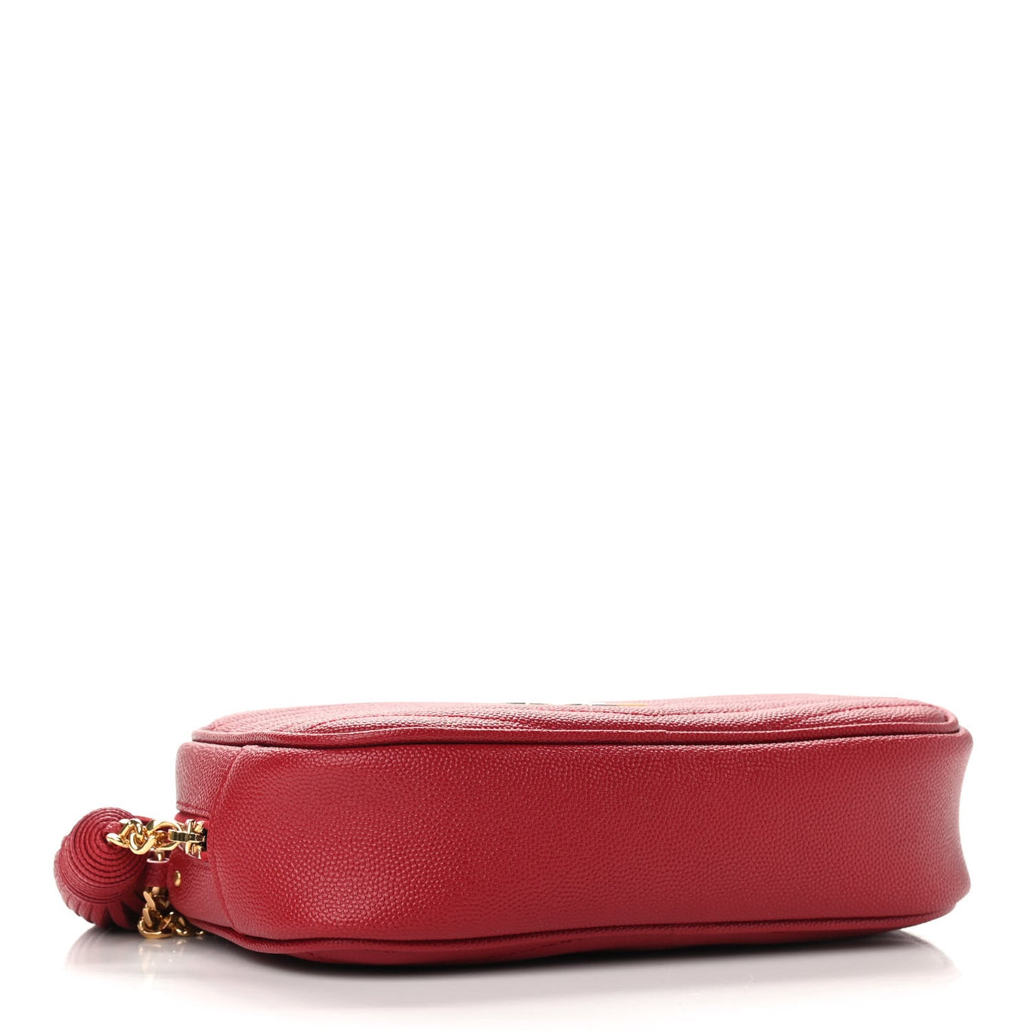 Grain De Poudre Matelasse Monogram Mini Lou Camera Bag Eros Red