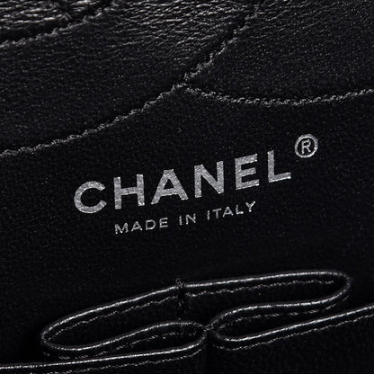 Chanel Metallic Aged Calfskin Quilted 2.55 Reissue 228 Flap Black 6 of 8