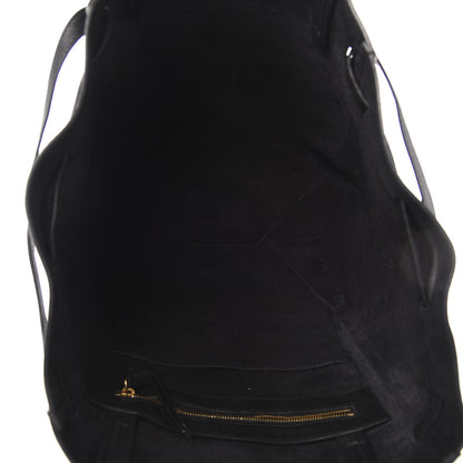 Celine Soft Grained Calfskin Small Belt Cabas Phantom Black 5 of 13