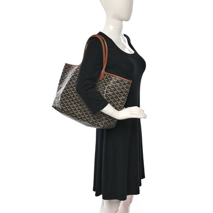 Goyard Goyardine Saint Louis GM Black Gold 2 of 18