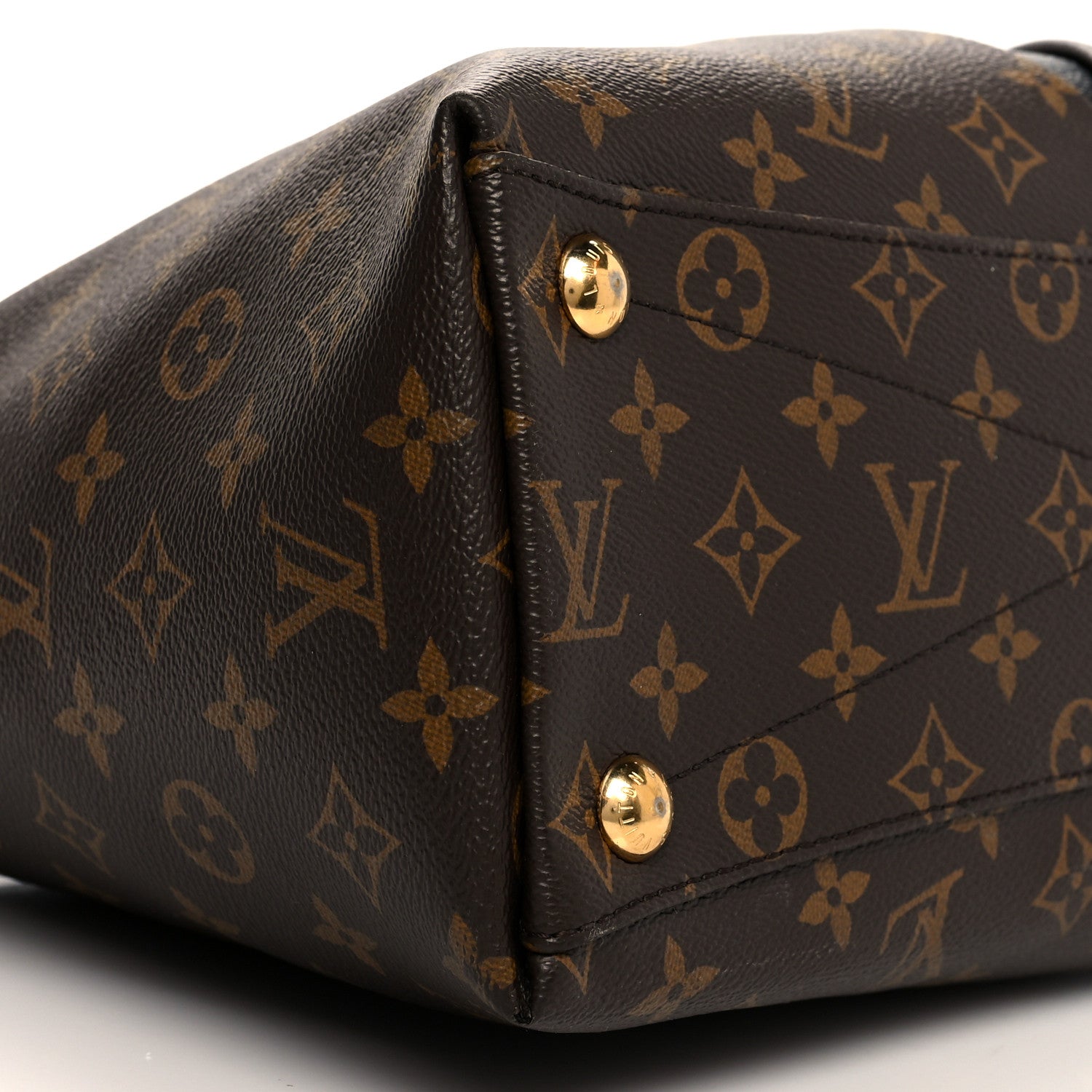 Louis Vuitton Monogram V Tote MM Black 9 of 11