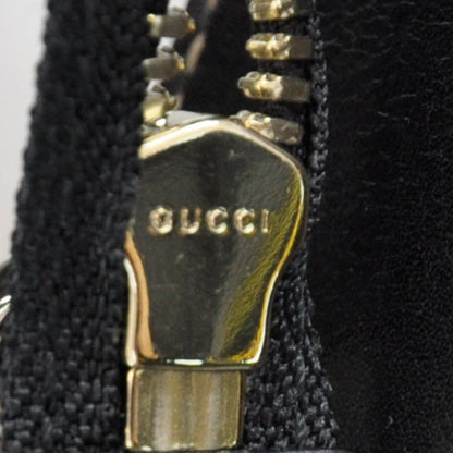 Gucci Canvas Crest Hobo Black 9 of 9