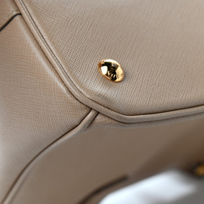 Prada Saffiano Large Galleria Double Zip Tote Argilla 6 of 7