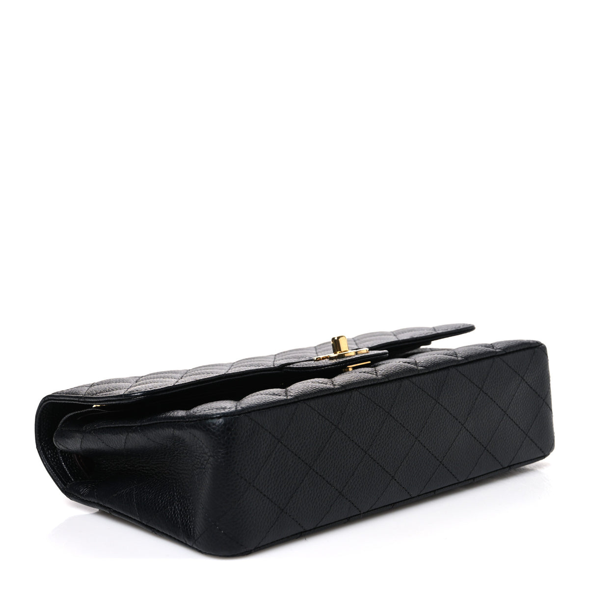 Chanel Caviar Quilted Medium Double Flap Black 3 of 9