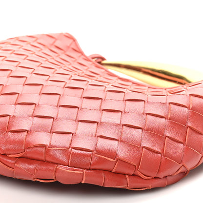 Bottega Veneta Nappa Intrecciato Sardine Bag Red 9 of 9