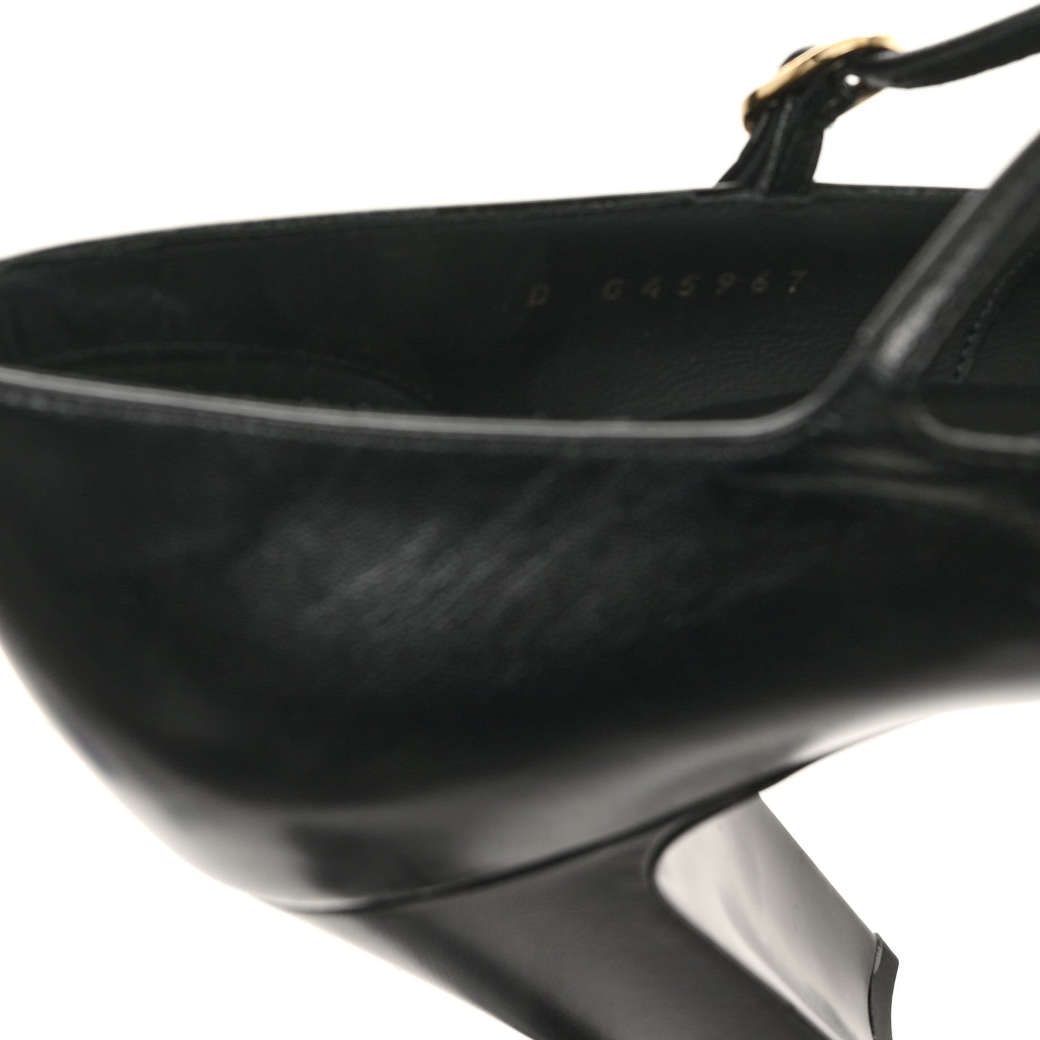 Chanel Goatskin Grosgrain Cap Toe Mary Jane Pumps 39.5 Black 8 of 10