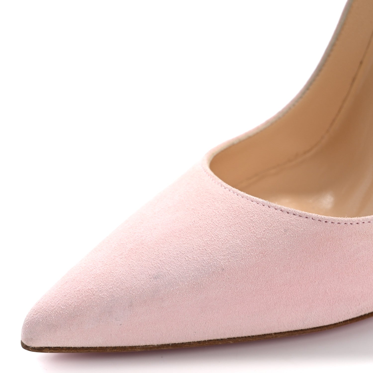 Christian Louboutin Veau Velours Pigalle Follies 120 Pumps 39.5 Ronsard 11 of 14