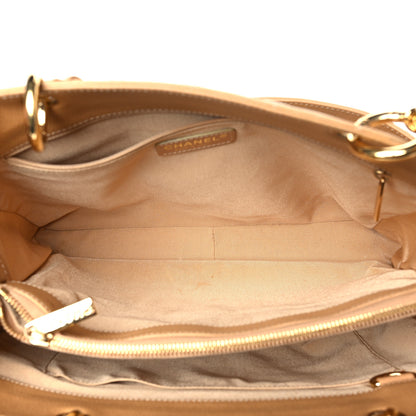 Chanel Caviar Quilted Grand Shopping Tote GST Dark Beige 5 of 14